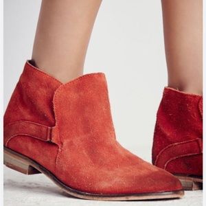 Free people suede terracotta summit boot
